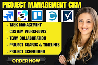 setup project management smartsheet celoxis bitrix24 synergist trello jira crm