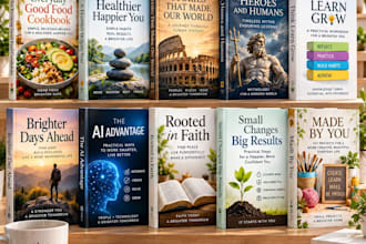 design a professional nonfiction book cover
