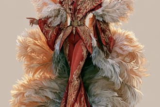 draw a fashion illustration for you