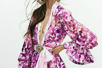draw a fashion illustration