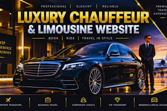 build luxury chauffeur website chauffeur booking limo limousine website
