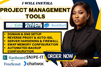 install leantime wekan kanboard snipeit bookstack freescout chatwoot documenso