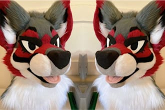 make custom fursuit head, partial or full fursuit, plantigrade or digitigrade