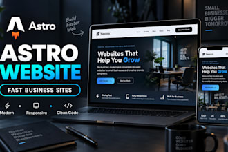 build a fast responsive custom business website with astro