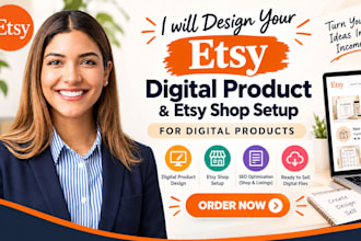 design etsy digital product etsy shop etsy store setup for digital product