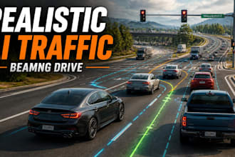 develop realistic beamng ai traffic and driving systems
