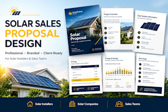 design solar sales proposals for solar companies