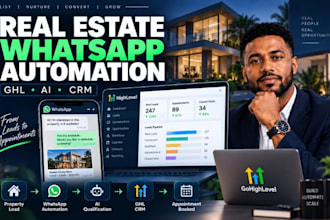 build gohighlevel  mcp workflow ghl property agent whatsapp automation expert