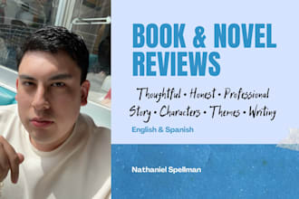 write a thoughtful and professional review of your book or novel