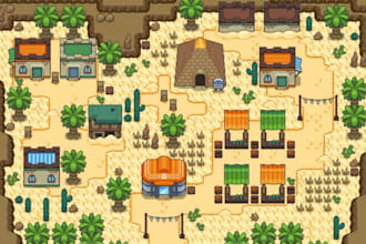 create pokemon style tilesets, tilemap and pixel art for fan games and rom hacks