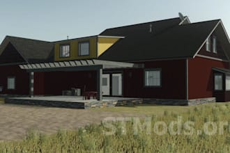 build custom farming simulator fs19 fs22 fs25 maps custom mods farm house