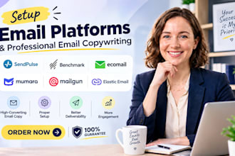 setup sendpulse, benchmark, ecomail, mumara, mailgun, elastic email copywriting