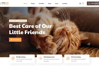 design wix canine massage website dog massage pet therapy wellness website