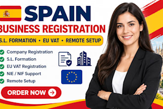 do spain company registration, eu vat registration, remote sl formulation