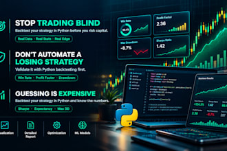 backtest and optimize your trading strategy with python