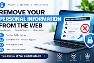 remove your personal information from data broker and people search sites