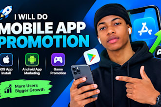 do mobile app promotion ios app install, game install, game marketing