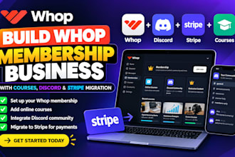 build whop membership business with courses discord and stripe migration