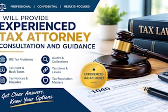 provide experienced tax attorney consultation and guidance