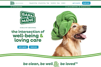 design  wix pet grooming website pet grooming salon mobile pet grooming website