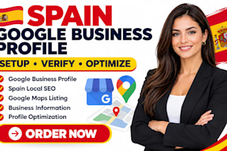 create verified spain google my business, spain business profile listing SEO