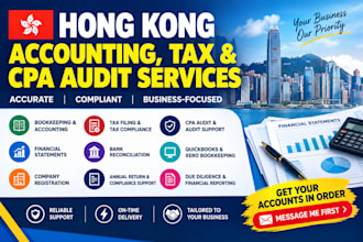 provide hong kong accounting, audit and tax services with cpa audit