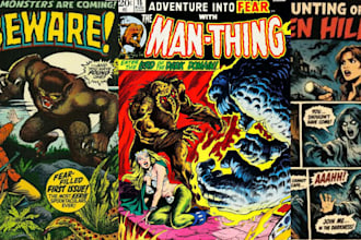 draw horror comics retro vintage comic book fantasy art gore
