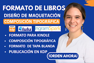 maquetación y diseño interior de libros para ebook y formato impreso
