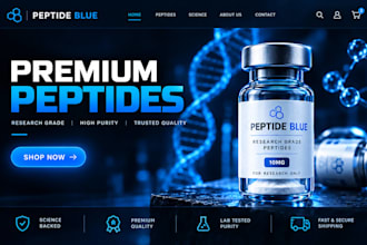 build peptide website peptide store research peptide website woocommerce peptide