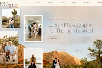 design squarespace wedding photographer website wedding photography website