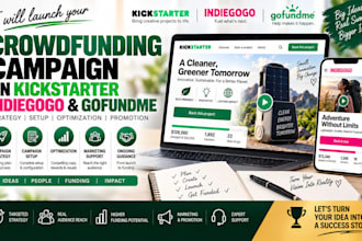 kickstarter and indiegogo compaign, fundraising crowdfunding campaign, gofundme