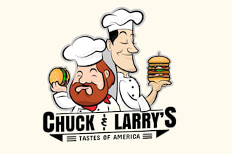 design a modern and memorable burger franchise logo