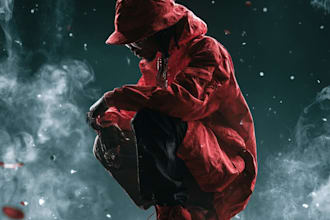 create hip hop rap and trap album cover design