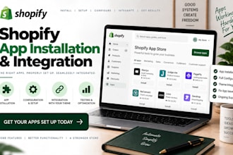 install configure and integrate shopify apps with your online store