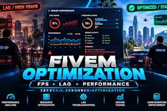 fivem developer for server lua scripting mlo ped cars loading screen qbcore esx