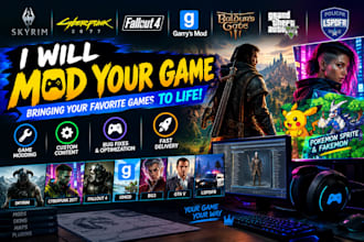 mod skyrim cyberpunk 2077 fallout4 gmod baldurs gate 3 gta v lspdfr gmod bg3