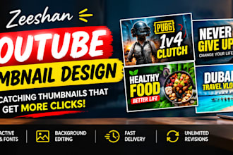 design clickable and engaging youtube thumbnails