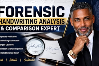 do forensic handwriting analysis and comparison, forgery signature detection