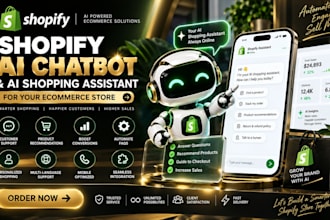 build a shopify ai chatbot and ai shopping assistant for your ecommerce