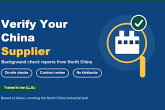 verify any china supplier with a full background check