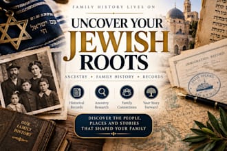 research jewish ancestry, genealogy and family history records