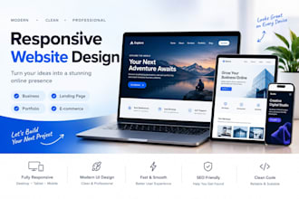 design and make your website fully responsive