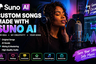 create custom ai songs and music using suno ai