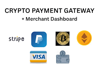 integrate crypto payment gateway with merchant dashboard