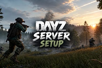 setup dayz server with custom mods weapons clothing map loot system dayz server