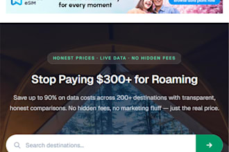 build a price comparison website with automated data updates