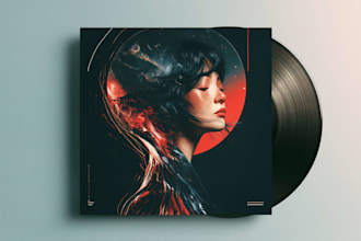 design modern album covers for artists and musicians