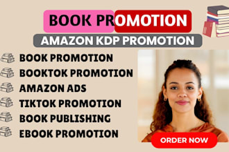 book promotion booktok advertising booktok tiktok promotion amazon kdp ads