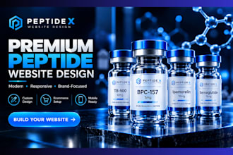 build complalnt peptide website research peptide woocommerce peptide website