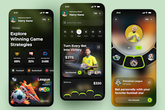 build ai powered sports bet app, live score app, fantasy sports app and website